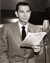 Jack Webb at the NBC mike