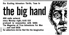 The Big Hand advertised in Saga magazine